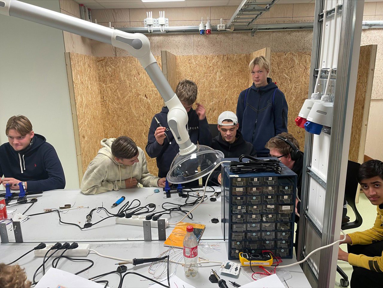 Elevar som jobber